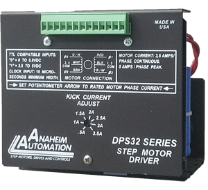 Stepper Drivers with 110 VAC or 220 VAC Input - 2.6-7.0A Current Range - DPS32PS1
